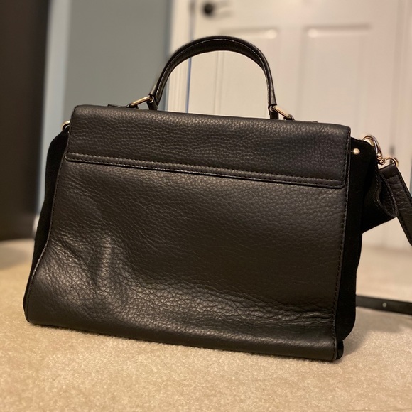 Black Leather and Suede Kate Spade Bag - Picture 2 of 5